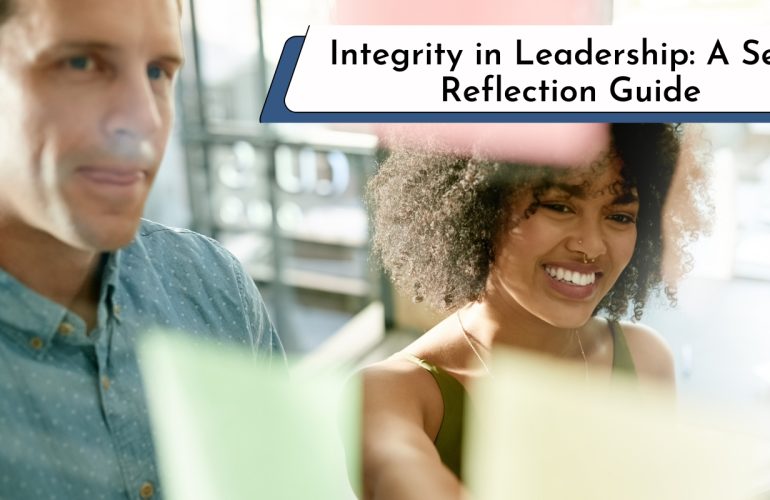 Leader Reflecting on Integrity and Trustworthiness in the Workplace