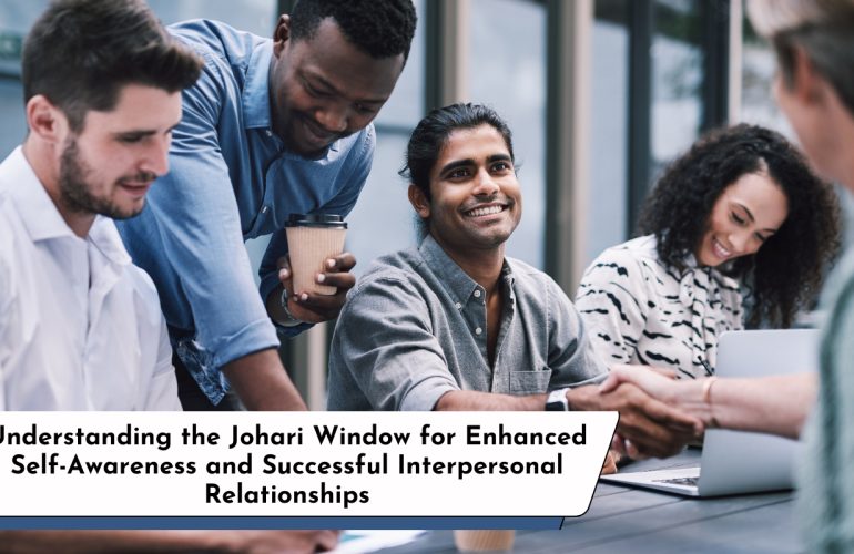 Visual Representation of the Johari Window for Self-Awareness and Success