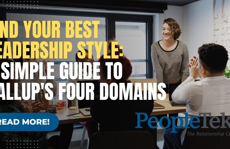 Find Your Best Leadership Style: A Simple Guide to Gallup's Four Domains