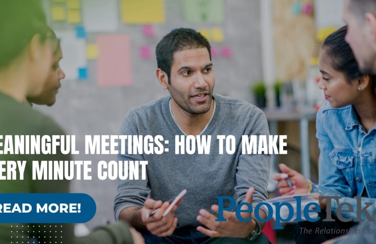 How to Make Meetings More Meaningful and Productive