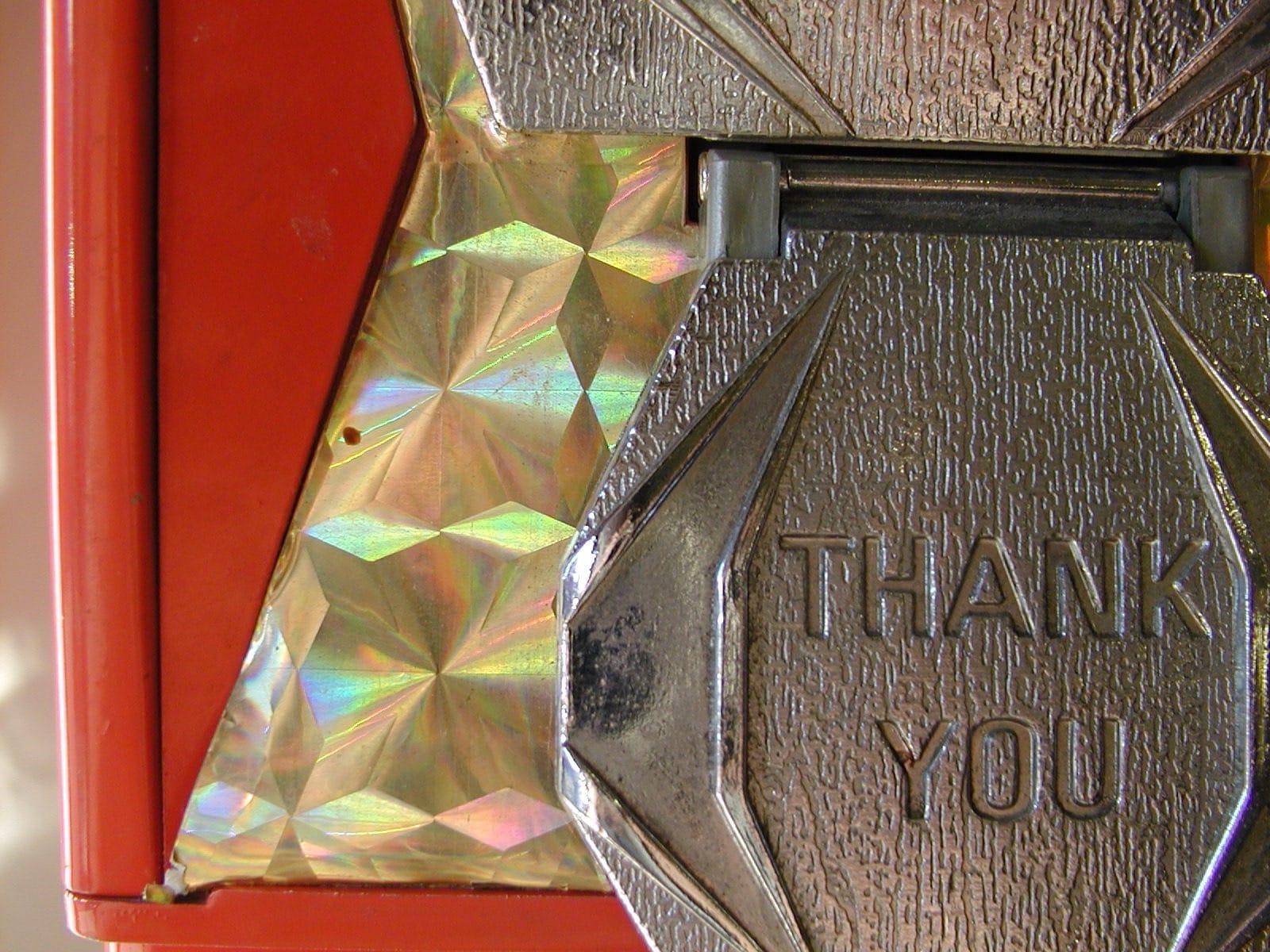 photo of Thank You medal; reward the positive