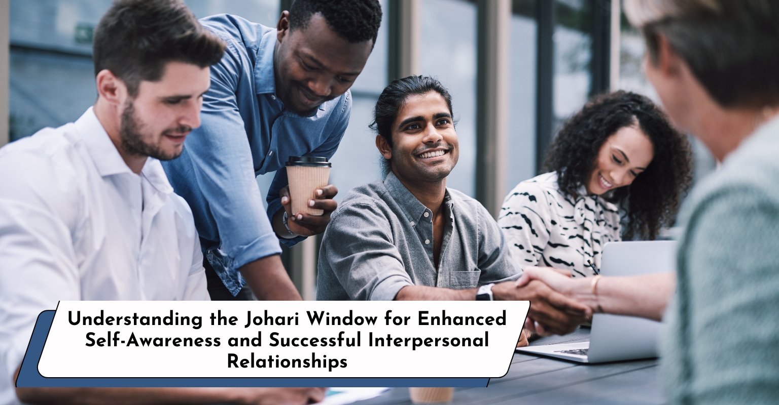 Visual Representation of the Johari Window for Self-Awareness and Success